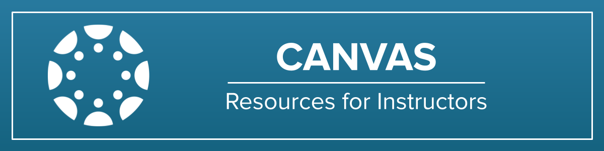 canvas instructors resources